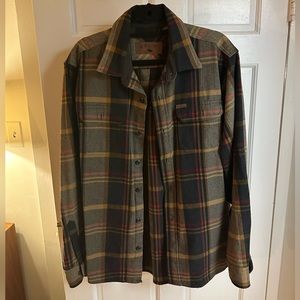 Orvis flannel — black red yellow